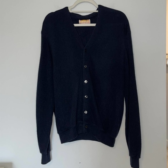 Maxam Sportswear Other - Vintage Maxam Sportswear Men's Navy Cardigan Sweater